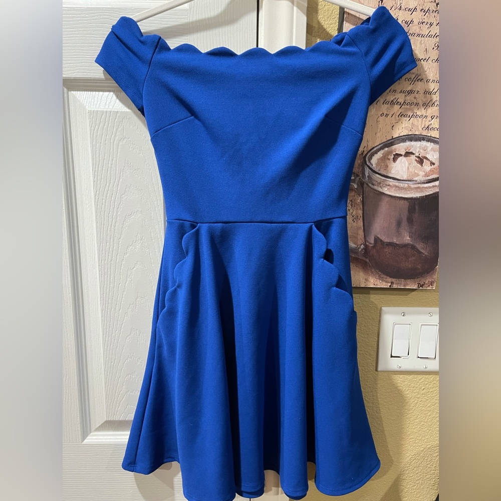 Royal Blue Dress size 1/2